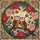 Glowing Tawny Brown Owls Pink Peony Flowers Dappled Light Tiffany Glass Mosaic Stained Glass Suncatcher - 5