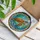 Mosaic Sea Turtle Stained Glass Ocean Seashells - Tiffany Glass Window Decor Art Stained Glass Suncatcher - 3
