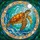 Mosaic Sea Turtle Stained Glass Ocean Seashells - Tiffany Glass Window Decor Art Stained Glass Suncatcher - 5