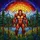 Bigfoot Sasquatch Stained Glass Mountain Sunset Forest Art - Jewel Tone Tiffany Style Stained Glass Suncatcher - 5