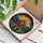 Bigfoot Sasquatch Stained Glass Mountain Sunset Forest Art - Jewel Tone Tiffany Style Stained Glass Suncatcher - 3