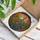 Majestic Peacock Fanned Tail Stained Glass Tiffany Style Art - Orange Roses Window Decor Stained Glass Suncatcher - 3