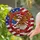 Bald Eagle American Flag 250 Years 1776-2026 - USA 250th Anniversary Gift for Veterans Stained Glass Suncatcher - 2
