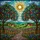 Winding Stone Path Lush Trees Red Roof Houses Rolling Hills Tiffany Glass Sun Rays Stained Glass Suncatcher - 5