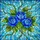 Tiffany Style Blue Roses Stained Glass Mosaic Art - Intricate Floral Design Stained Glass Suncatcher - 5