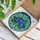 Tiffany Style Blue Roses Stained Glass Mosaic Art - Intricate Floral Design Stained Glass Suncatcher - 3