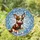 Chihuahua Dog Stained Glass Winter Snowflakes Art - Festive Ruby Emerald Holiday Gift Decor Stained Glass Suncatcher - 1