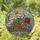 Tiffany Stained Glass Antique Books Peonies Roses Floral Art - Jewel Tone Decor Stained Glass Suncatcher - 1