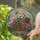 Tiffany Stained Glass Antique Books Peonies Roses Floral Art - Jewel Tone Decor Stained Glass Suncatcher - 2