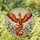 Majestic Phoenix Stained Glass Mosaic Suncatcher - Tiffany Style Art Window Decor Gift for Mom Stained Glass Suncatcher - 1