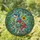 Sitting Chihuahua Dog Stained Glass Flowers Botanical Mosaic Intricate Tiffany Style Stained Glass Suncatcher - 1