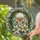 Realistic Human Skull Lilies Thorny Vines Stained Glass Mosaic Tiffany Style Decor Stained Glass Suncatcher - 2