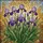 Vibrant Stained Glass Irises Tiffany Style Abstract Mosaic Art Glowing Jewel Tones Stained Glass Suncatcher - 5