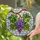 Deep Purple Grapes Stained Glass Vine Branch - Tiffany Style Mosaic Window Art Decor Stained Glass Suncatcher - 2