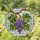 Deep Purple Grapes Stained Glass Vine Branch - Tiffany Style Mosaic Window Art Decor Stained Glass Suncatcher - 1