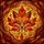 Glowing Tiffany Style Fox Maple Leaf Stained Glass Mosaic - Autumnal Window Decor Art Stained Glass Suncatcher - 5