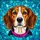 Beagle Dog Stained Glass Mosaic - Tri-Color Tiffany Style Dog Owner Gift Stained Glass Suncatcher - 5