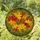 Dense Pinecone Autumn Leaves Ruby Berries Evergreen Tiffany Style Forest Floor Window Decor Stained Glass Suncatcher - 1