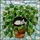 Black White Tuxedo Cat Sleeping Green Houseplant Brown Pot Tiffany Glass Mosaic Sky Stained Glass Suncatcher - 5
