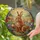 Fluffy Brown Rabbit Wildflower Garden Tiffany Glass - Intricate Stained Glass Decor Art Stained Glass Suncatcher - 2