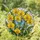 Blue Yellow Butterfly Orchid Lush Green Tiffany Stained Glass Mosaic Jewel Tones Stained Glass Suncatcher - 1