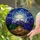 Moonlit Campfire Mountain Camping Tents Stars Night Sky - Nature Outdoor Decor Gift Stained Glass Suncatcher - 2