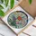Stained Glass Spring Summer Flowers & Butterflies - Daffodil Rose Pansy Gladiolus Lily of the Valley Stained Glass Suncatcher - 3