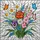 Stained Glass Spring Summer Flowers & Butterflies - Daffodil Rose Pansy Gladiolus Lily of the Valley Stained Glass Suncatcher - 5