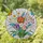 Stained Glass Spring Summer Flowers & Butterflies - Daffodil Rose Pansy Gladiolus Lily of the Valley Stained Glass Suncatcher - 1