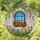 Stained Glass Window Flower Box - Jewel Tone Garden Floral Art Mosaic Home Decor Gift Stained Glass Suncatcher - 1