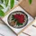 Poinsettia Stained Glass Mosaic - Tiffany Style Christmas Holiday Home Decor Stained Glass Suncatcher - 3