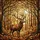 Majestic Stag Antlers Autumn Forest Tiffany Stained Glass Style Sunlight Decor Stained Glass Suncatcher - 5