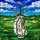 Jessica Name Golf Bag Clubs Golf Course Stained Glass Style - Personalized Golfer Gift Stained Glass Suncatcher - 5