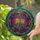 Iconic Peace Symbol Stained Glass Mosaic Art - Tiffany Jewel Tone Translucent Glass Decor Stained Glass Suncatcher - 2