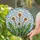 Dandelion Puffballs Stained Glass - Tiffany Style Green Leaves Blue Sky Window Decor Stained Glass Suncatcher - 2