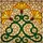 Stained Glass Floral Blooms Tiffany Mosaic Intertwining Stems High Contrast Luminous Art Stained Glass Suncatcher - 5
