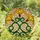 Stained Glass Floral Blooms Tiffany Mosaic Intertwining Stems High Contrast Luminous Art Stained Glass Suncatcher - 1