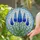 Blue Conical Blossom Spikes Tiffany Stained Glass, Green Leaves & Water Mosaic Art Stained Glass Suncatcher - 2