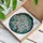 Gnarled Branch Cherry Blossom Stained Glass Art - White Pink Flowers Teal Mosaic Stained Glass Suncatcher - 3