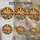 Tiffany Glass Fanned Open Book Stack Mosaic Art - Jewel Tones Intricate Patterns Decor Stained Glass Suncatcher - 4