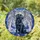 Black Labrador Angel Wings Stained Glass Celestial Sky - Tiffany Style Dog Memorial Gift Stained Glass Suncatcher - 1