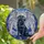 Black Labrador Angel Wings Stained Glass Celestial Sky - Tiffany Style Dog Memorial Gift Stained Glass Suncatcher - 2