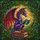 Majestic Dragon Reading Antique Books Stained Glass - Colorful Forest Foliage Tiffany Style Stained Glass Suncatcher - 5