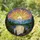 Tiffany Style Stained Glass Mountain Lake - Evergreen Snowy Peaks Sunrise Sunset Window Art Stained Glass Suncatcher - 1