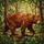 Brown Bear Stained Glass Woodland Tiffany Mosaic Art - Detailed Wildlife Nature Scene Stained Glass Suncatcher - 5