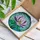 Purple Lavender Magnolia Flower Stained Glass - Tiffany Inspired Jewel Tone Floral Mosaic Stained Glass Suncatcher - 3