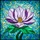 Purple Lavender Magnolia Flower Stained Glass - Tiffany Inspired Jewel Tone Floral Mosaic Stained Glass Suncatcher - 5