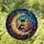 Chihuahua Dog Tiffany Stained Glass Art - Crescent Moon Celestial Nebula Stars Lover Gift Stained Glass Suncatcher - 1