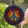 Segmented Peace Sign Stained Glass Mosaic Art - Tiffany Style Jewel Tone Fractured Glass Stained Glass Suncatcher - 2