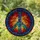 Segmented Peace Sign Stained Glass Mosaic Art - Tiffany Style Jewel Tone Fractured Glass Stained Glass Suncatcher - 1